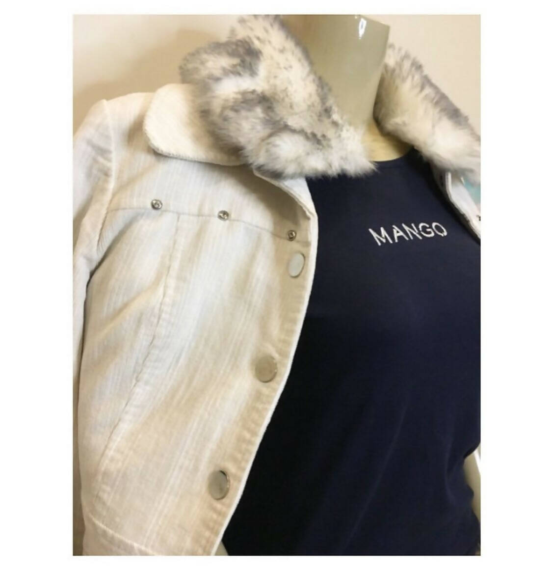 White Fur Jacket | Women Sweaters & Jackets | Preloved