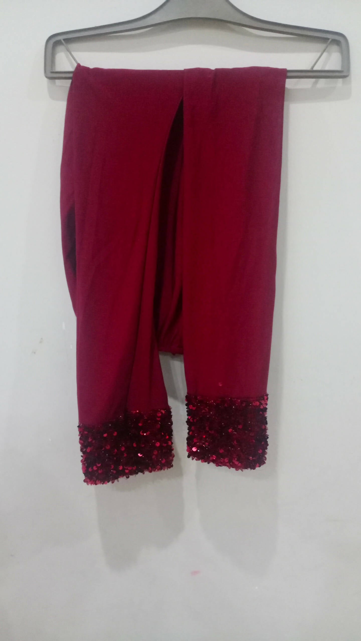 Red Long Frock 3 Pc (Size: L ) | Women Froks & Maxis | New