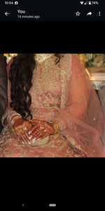 Walima Tea pink long Maxi |Women Bridals | Worn Once