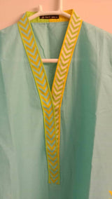 Junaid Jamshed | Blue Teens Kurti | Women Branded Kurta | XSmall | New