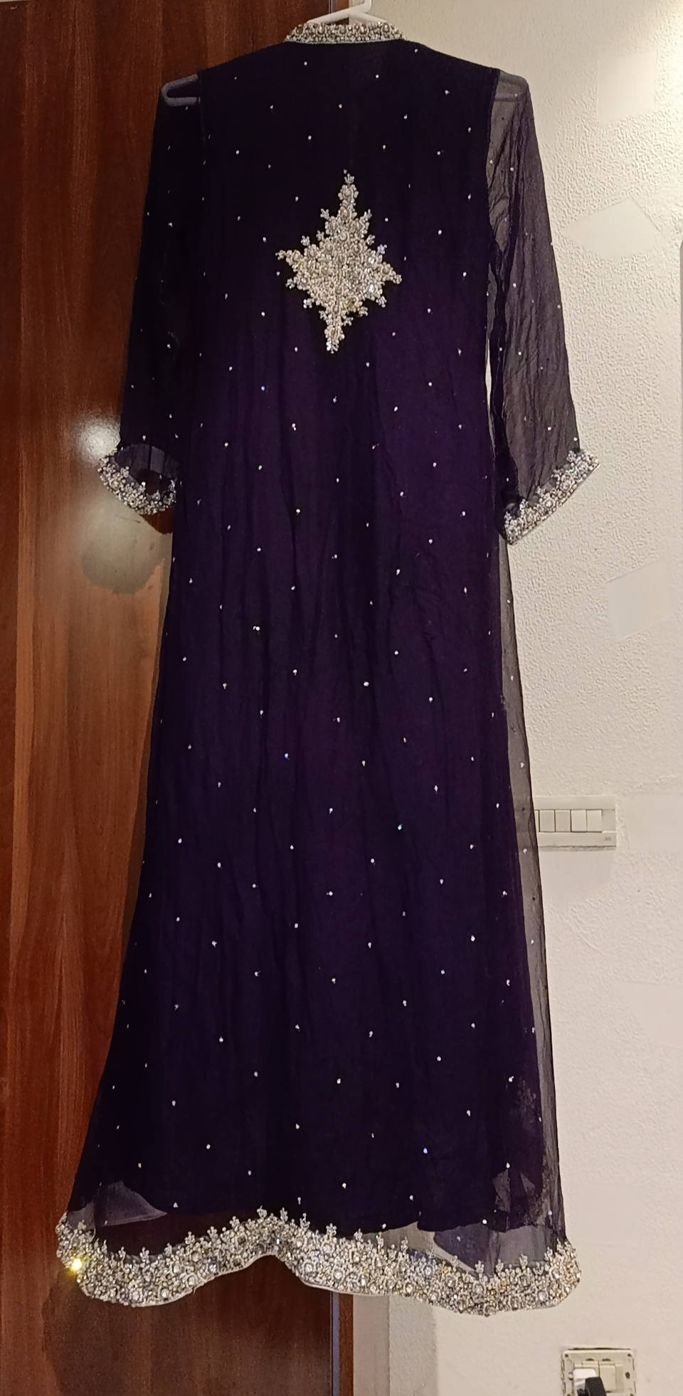 Beautiful Purple A line Shirt | Women Formal Froks & Maxis|Small | Preloved