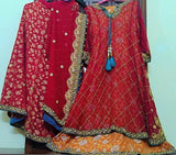 Red Festive Barat lehnga | Women Bridals | Worn Once