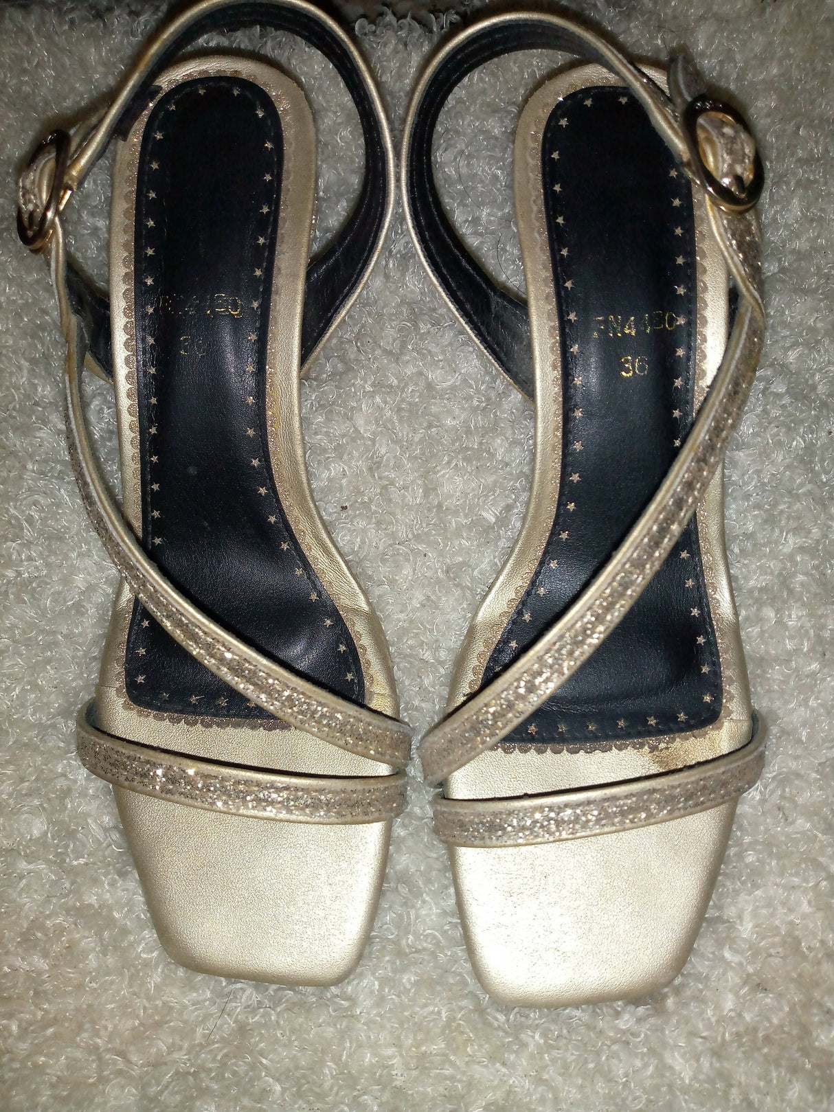 Stylo | Golden heel | Women Shoes | Heels | Size: 36 | Preloved