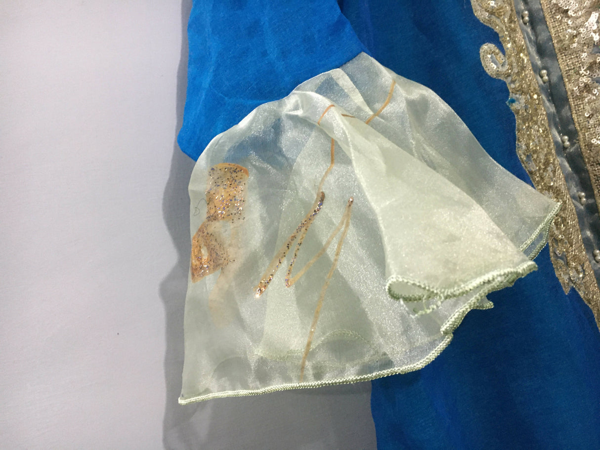 Libas | Blue embroidery Kurta | Women Branded Kurta | Medium | New