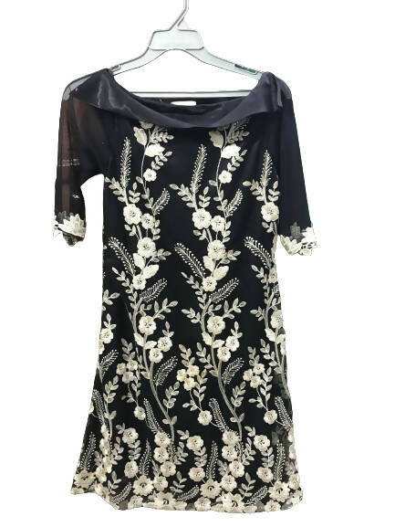 Embroiderd Black stylish Kurta (Size: S )| Women Locally Made Formals | Worn Once