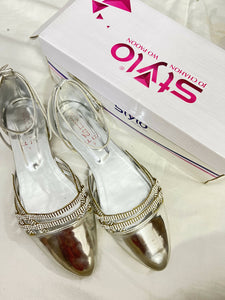 Stylo| Silver Pumps ( Size: 38 ) | Women Shoes | Brand New