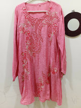 Embroidered Jacquard Frock | Women Frocks & Maxis | Large | Preloved
