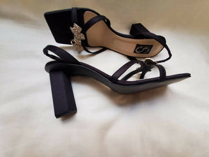 Sana Safinaz | Fancy Black Heels ( Size : 40 ) | Women Shoes | New