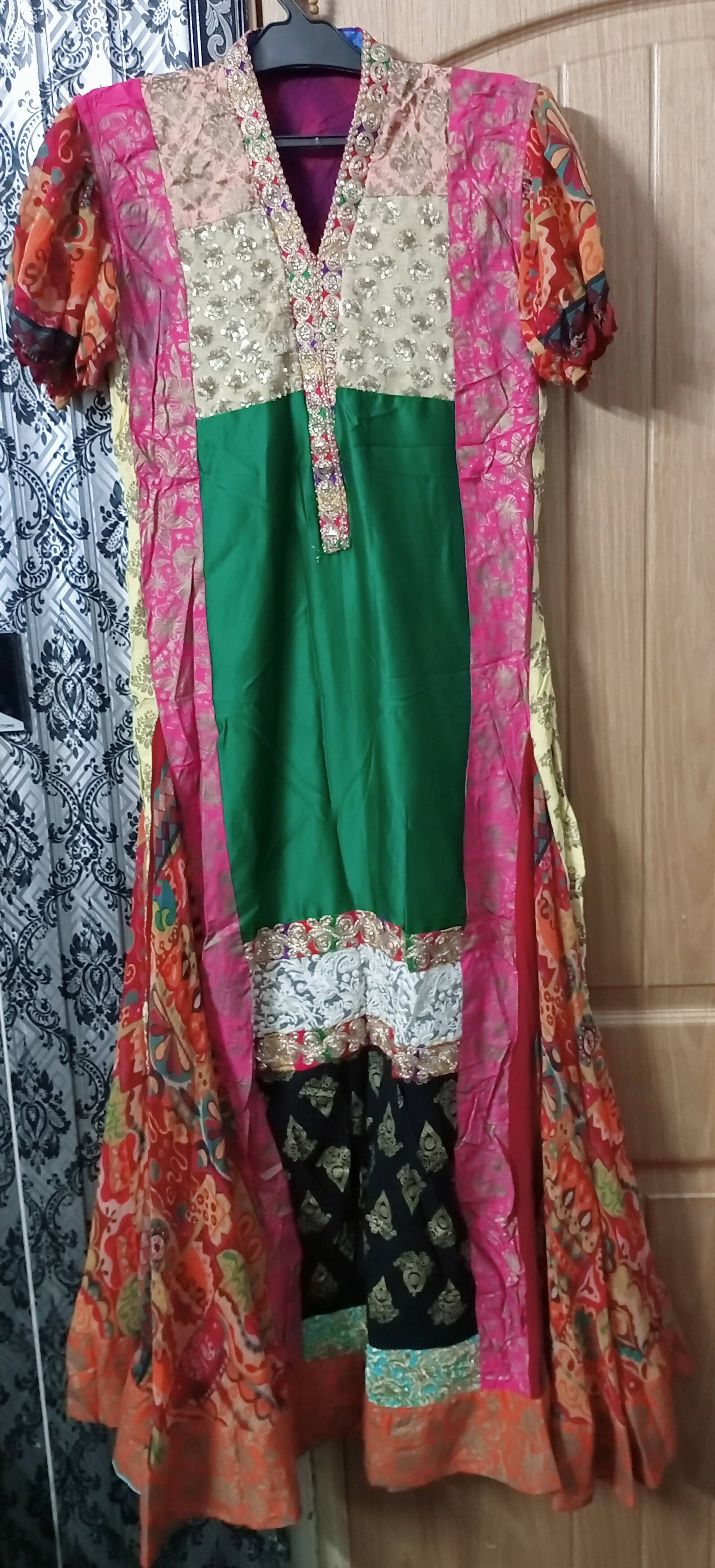 2 Pc Airline With Dupatta | Women Froks & Maxis | Small | New