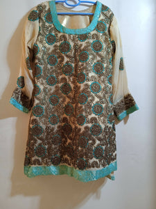 Stylish Blue Lehanga Suit | Women Formals | Ghararas, Shararas & Lehngas | Small | Preloved