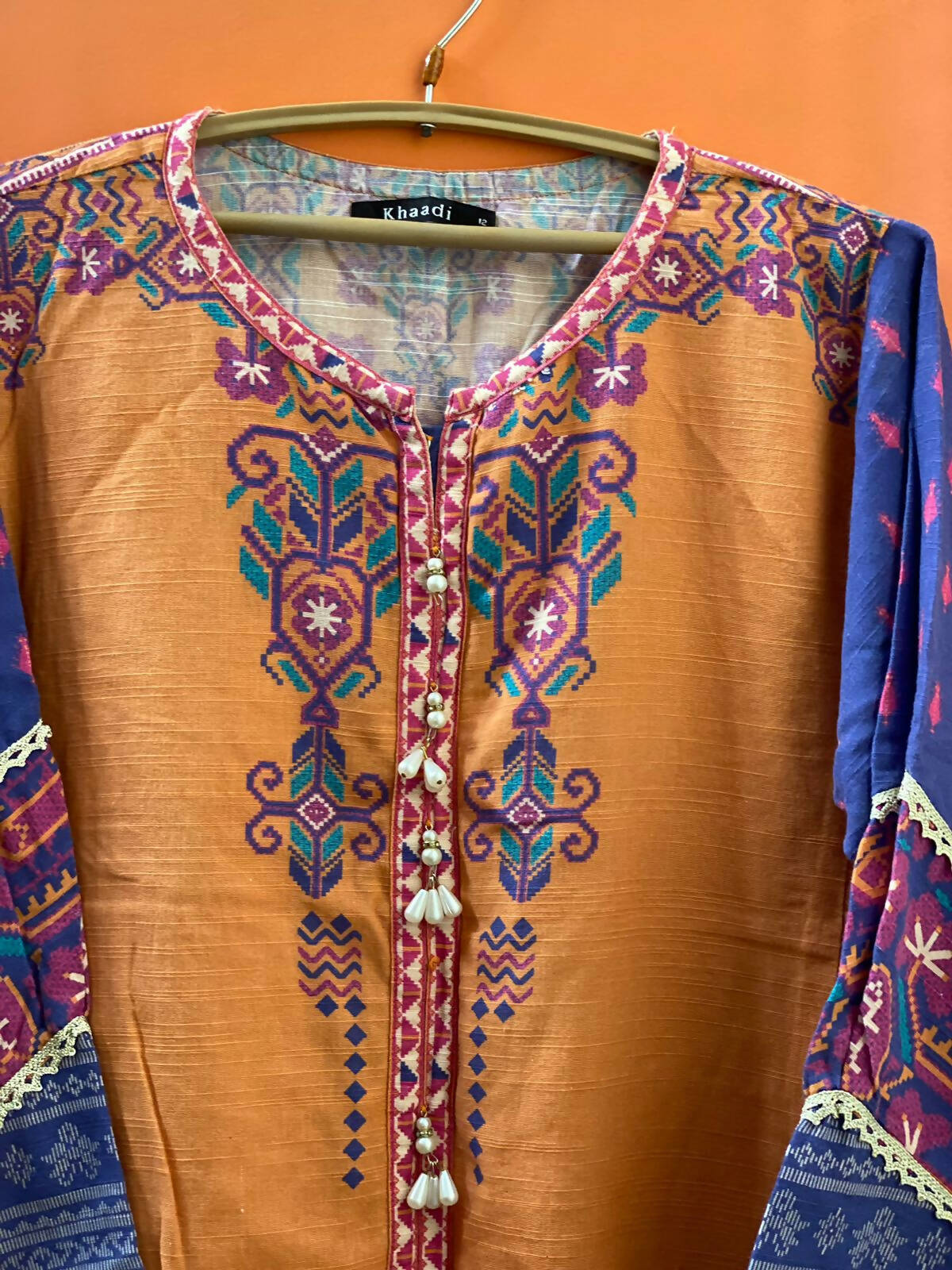 Khaadi | 2 pc Khadar Kurta | Women Branded Kurta | Medium | Worn Once