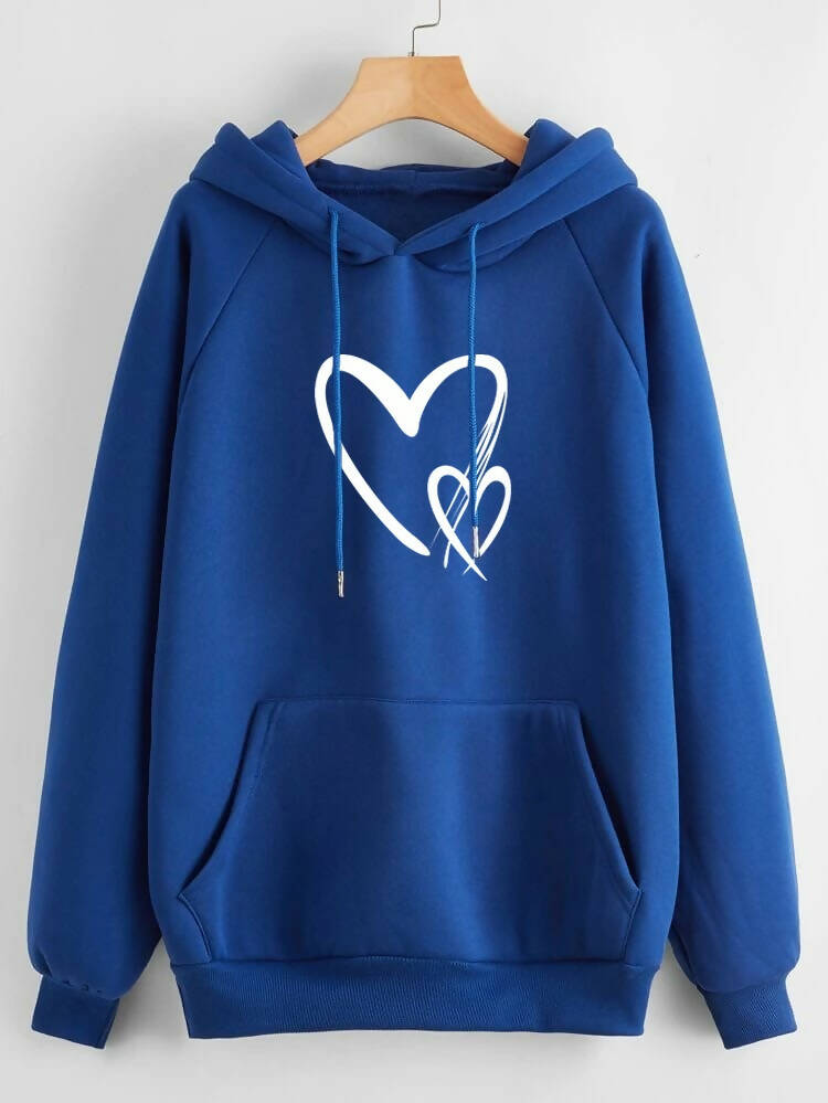 Two Heart Shaped Hoodie (ALL SIZES) | Women Hoodies | New