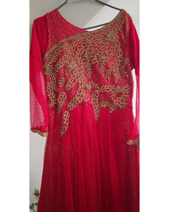 Red Frock (Size: S ) | Women Frocks & Maxis | Worn Once