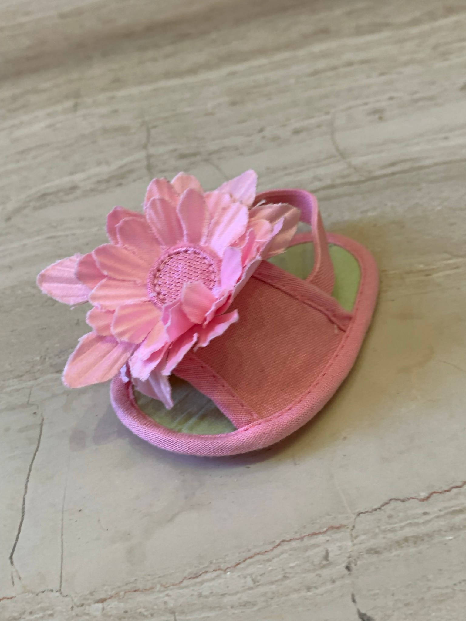 Pink Floral Sandals | Kids Baby Girl Shoes | Size 0-3 mths | Preloved