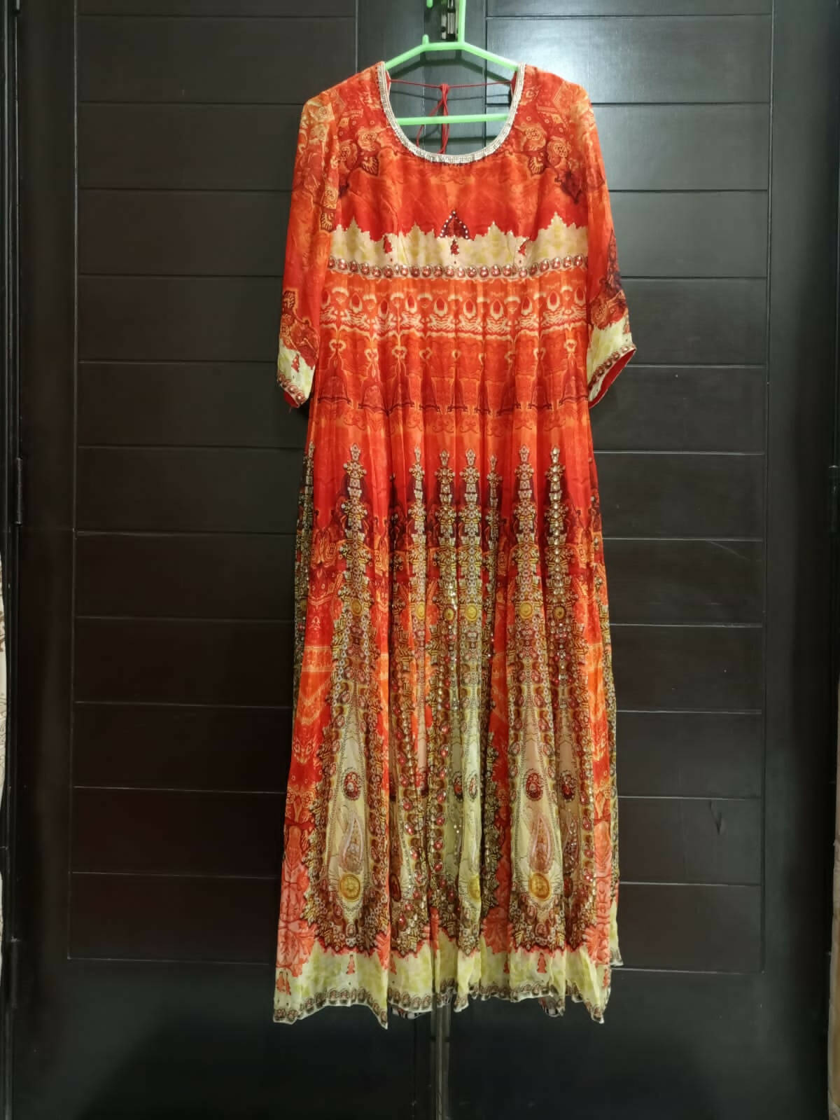 Chiffon Maxi Frock (Size: M ) | Women Frocks & Maxis | New