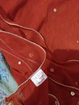 جے | آرام دہ اور پرسکون لباس 3pc سلی ہوئی (سائز: L ) | خواتین کا برانڈڈ کرتہ | ایک بار پہنا۔