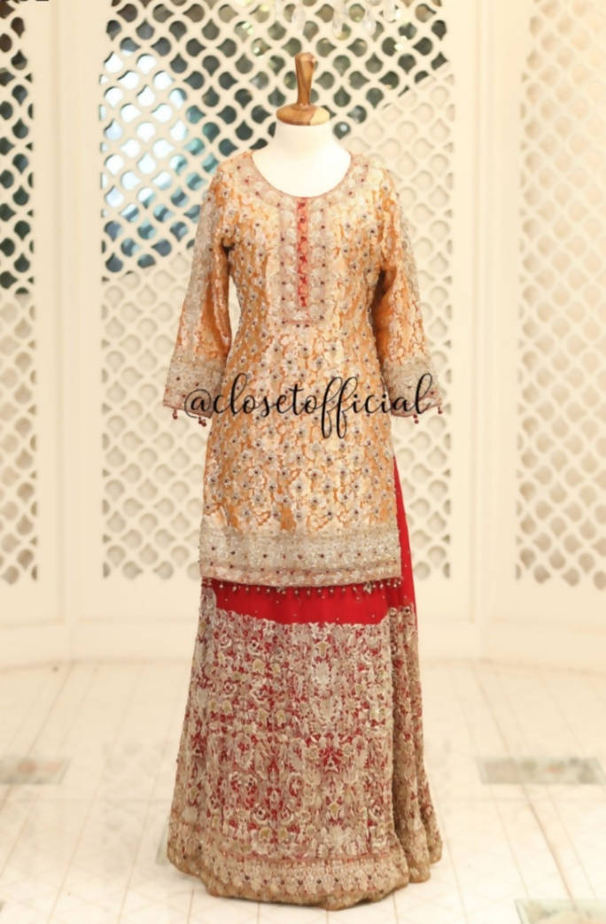 Red Bridal Baraat Dress | Women Bridals |Large|Worn Once