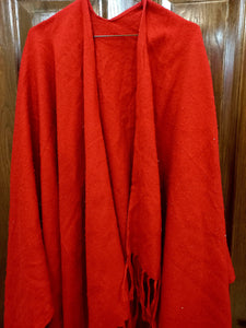 Wool Cape Shawl | Women Accessories | Large | Preloved
