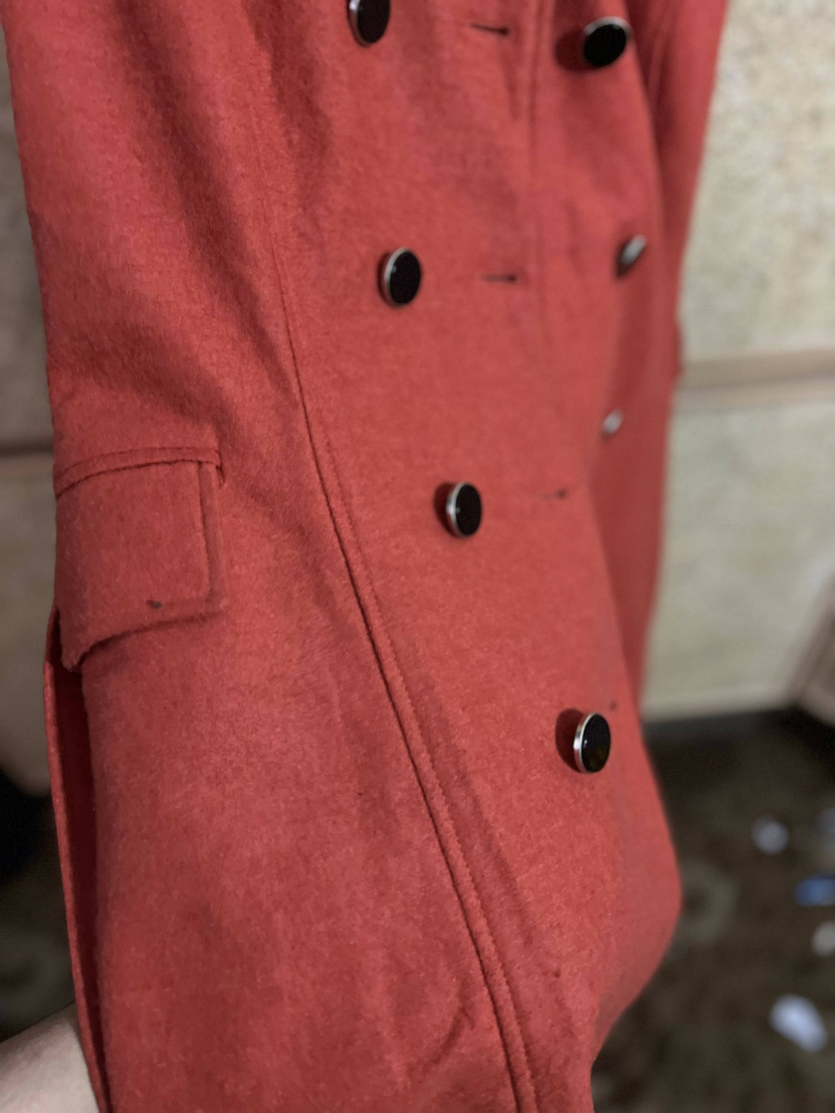 Orange Sleeveless Coat | Women Sweaters & Jackets | Medium | Worn Once