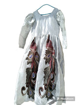 Grey Embroidered maxi Suit | Women Frocks & Maxis | Worn Once