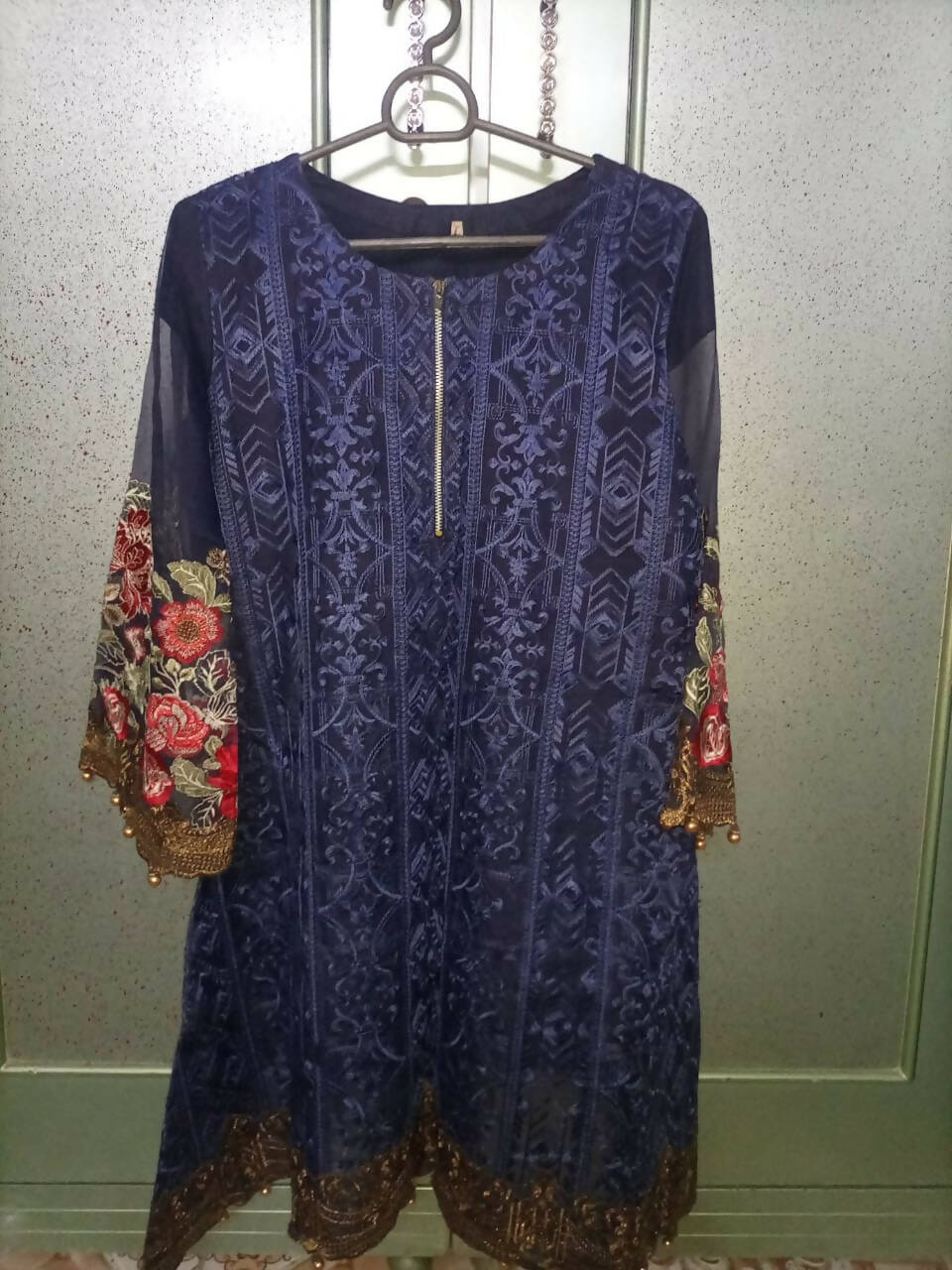 Beautiful Blue Suit | Women Locally Made Formals | Small | Preloved