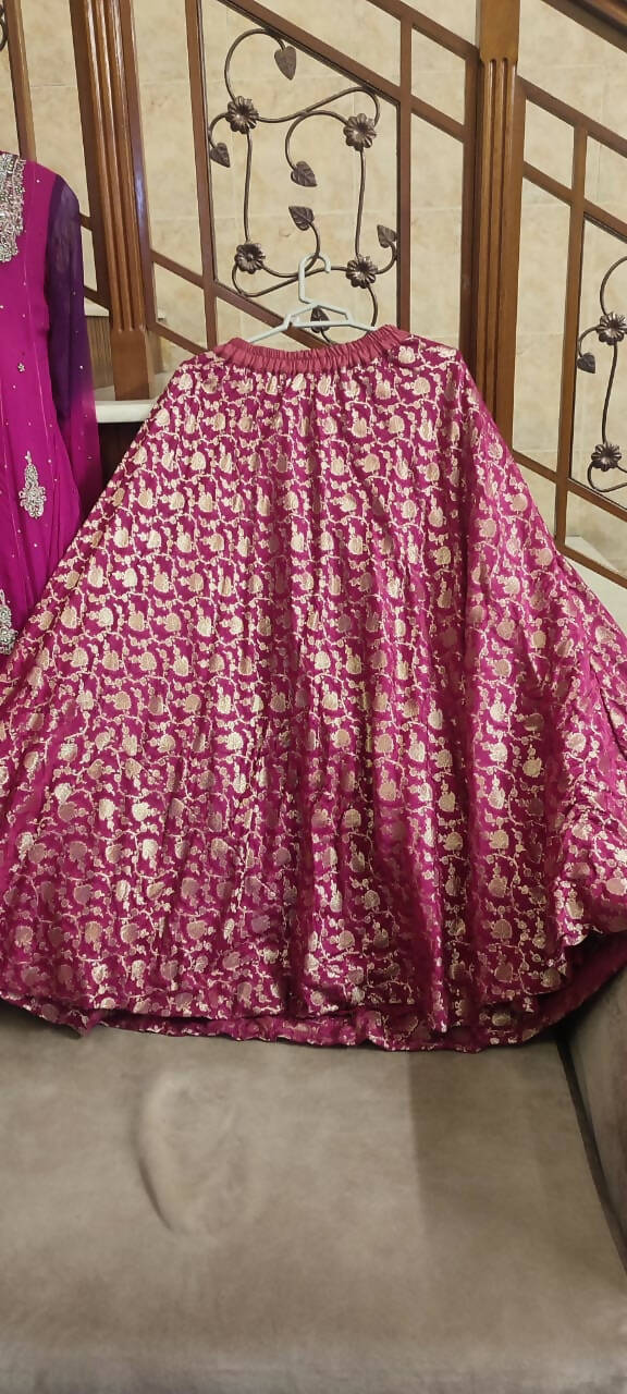 Heavy Embroidered  Sharara Suit | Women Locally Made Formals | Small | Worn Once