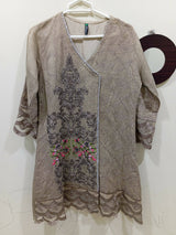 Stitched Embroidered Frock | Women Frocks & Maxis | Medium | Preloved