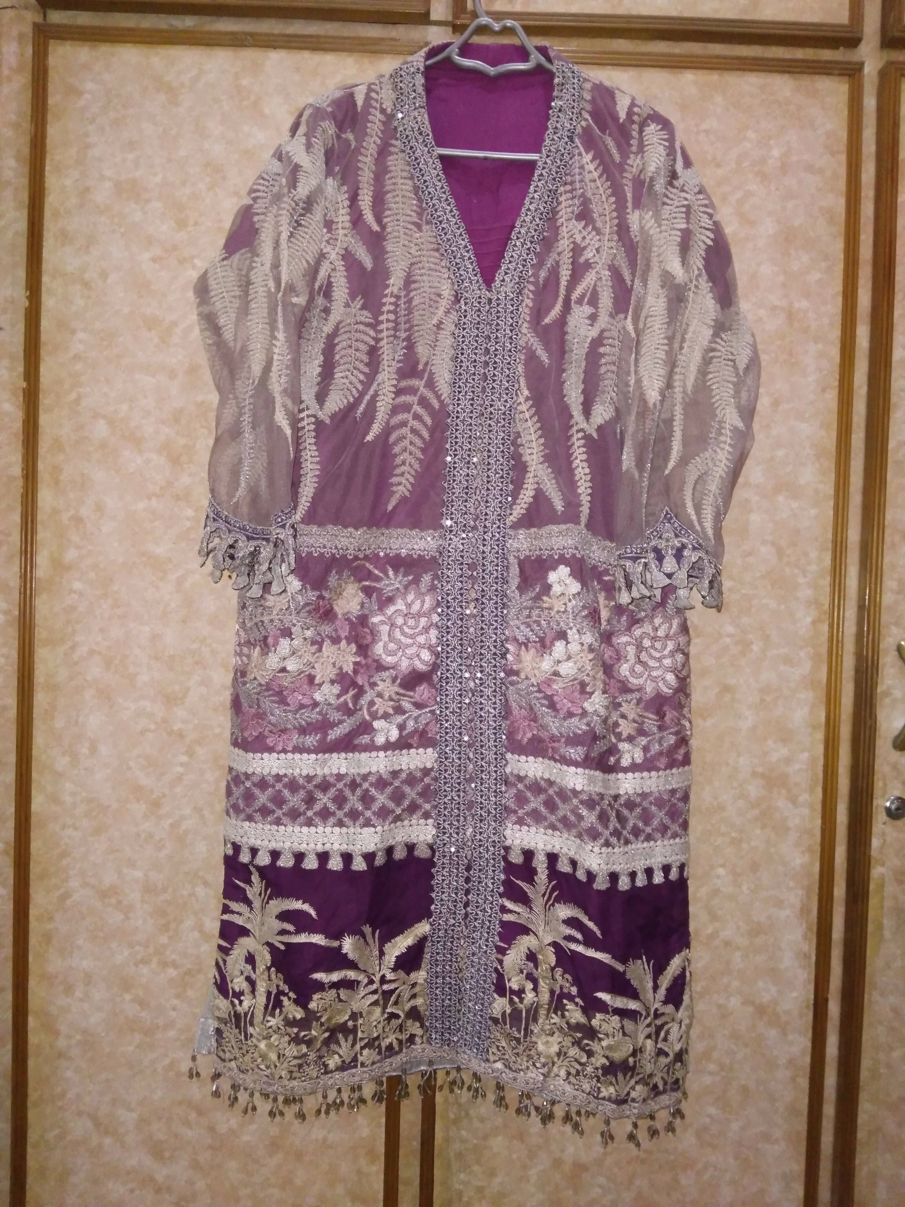 Sana Safinaz | Purple Luxury Festive 3 Pc | Women Branded Formals |Medium| Worn Once