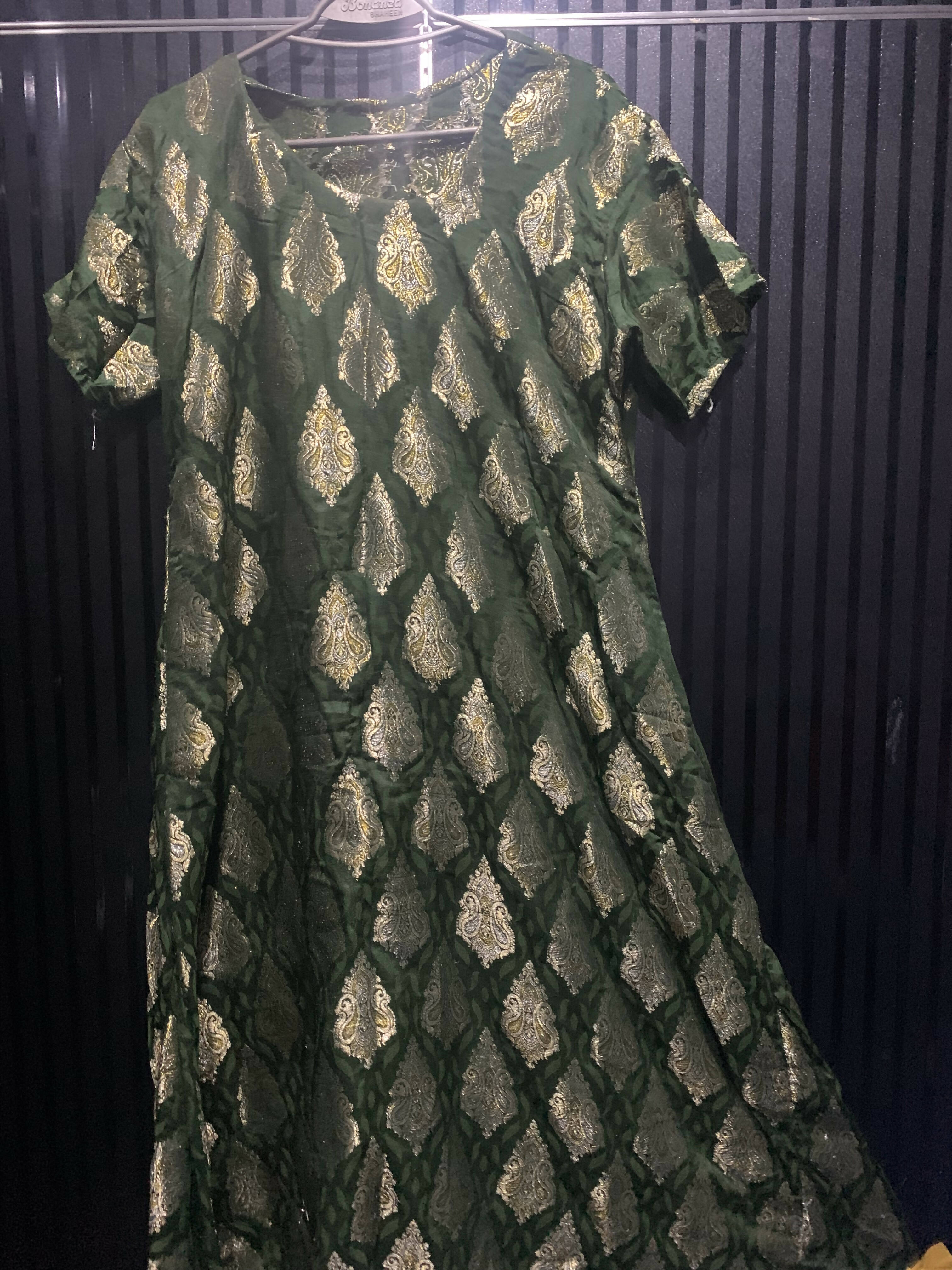Long Pista Maxi (4Pc) with Tilla Moti and Naghh Work (Size: XL) | Women Formals | Preloved