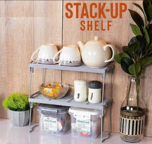 Stack Up Shelf with Foldable Legs | Home & Decor | Brand New with Tags
