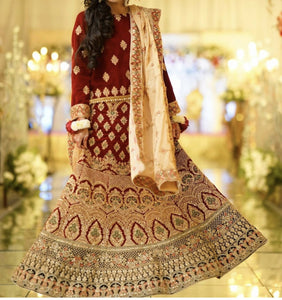 Wedding Wear Sharara Suit | Women Locally Made Formals | Medium | Worn Once