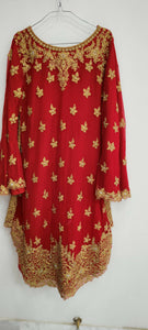 Red Heavy Baraat Dress | Women Bridals | Worn Once