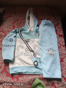 Kids Hoodie with Trouser | Kids Winter | Small | Preloved