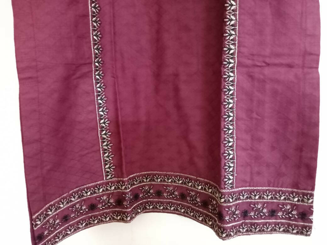 Maroon Embroidered Kurta | Women Locally Made Kurta | XSmall | New