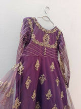 Stylish Net Embroidered Maxi | Women Frocks & Maxis | Medium | Worn Once