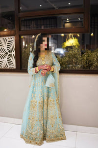 Blue Double Maxi | Women Formals | Worn Once