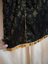 Black jacquard 3 PC outfit | Women Locally Made Formals | Medium | Worn Once