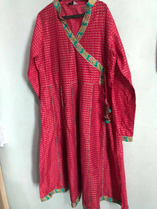 Chinyere | Red Beautiful Kurta | Women Branded Kurta | Small | Worn Once