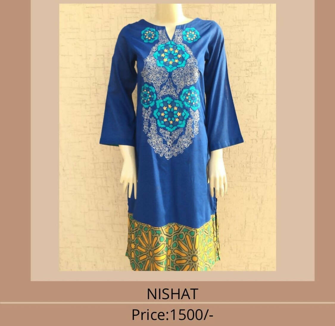 Nishat | Women Branded Kurta | Embroidered Kurta | XS | Preloved
