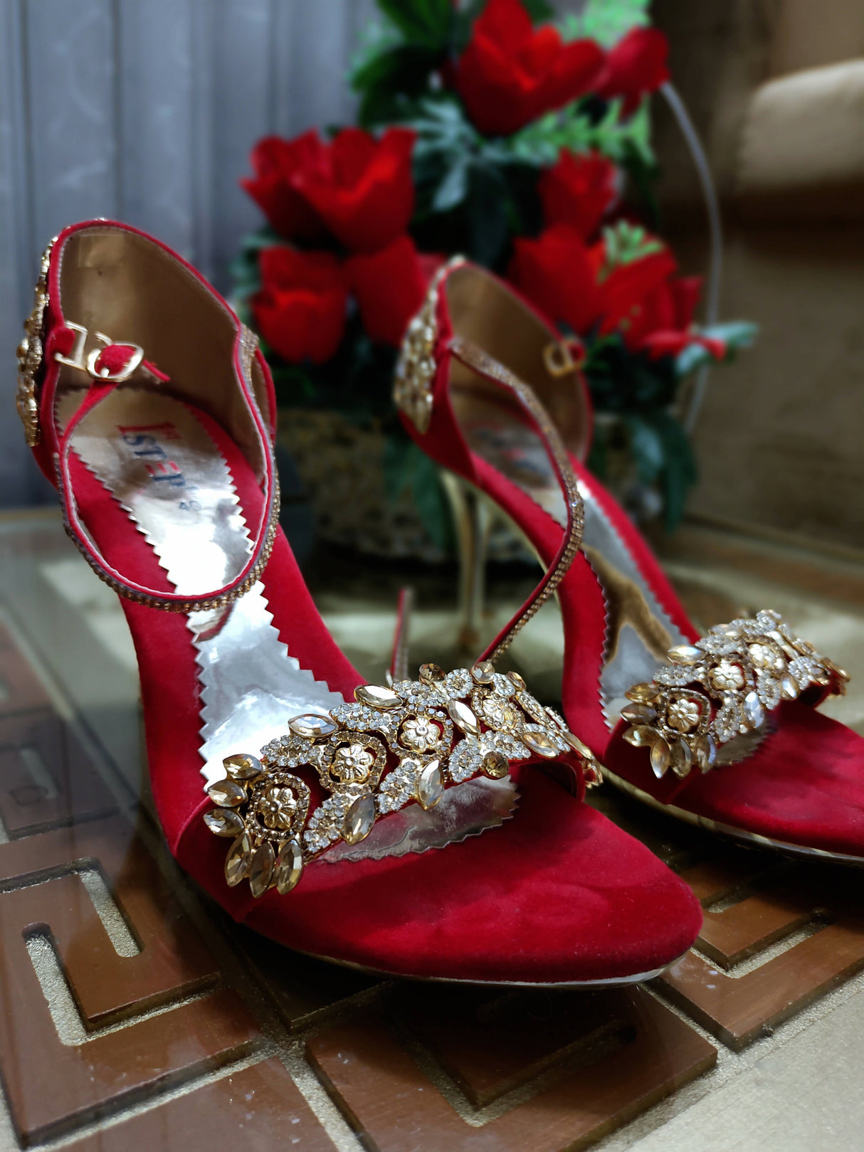 Red Bridal Heels | Women Shoes | Size 40 | New
