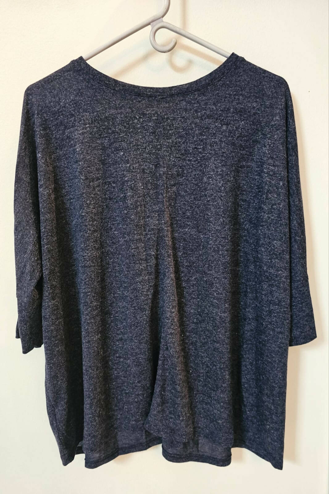 Mango | Basic Solid Gray Top | Women Tops & Shirts | Medium | New