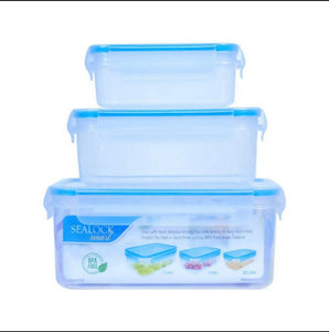 Sea Lock Airtight Food Container Set of 3 | For Your Home | New