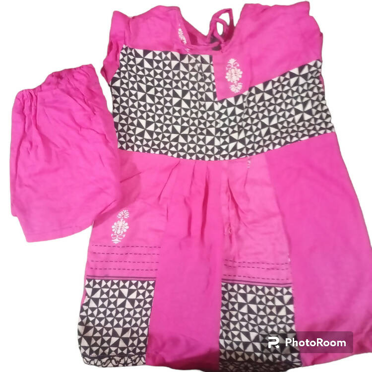 Pink Frock (Size: 2 to 5 months ) | Baby Outfit Sets | New