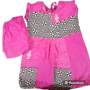 Pink Frock (Size: 2 to 5 months ) | Baby Outfit Sets | New