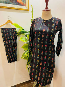 Floral Print two piece ladies Suit (Size: M )| Women Kurta | New
