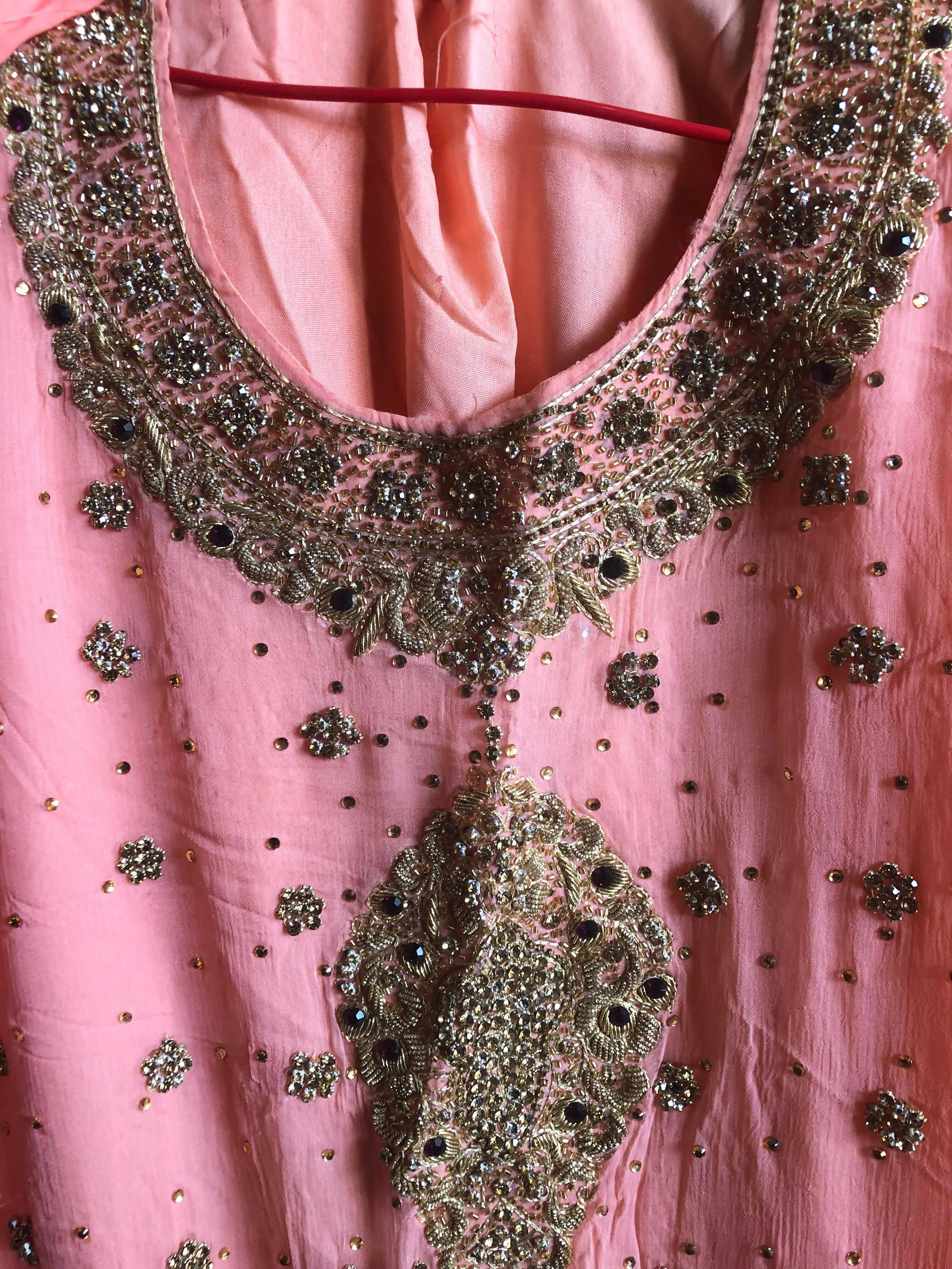 Fancy Pink Suit (Size: M ) | Women Kurta| Preoved