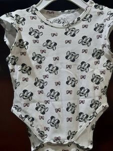 Minne Minors | Girls mickey mouse Bodysuit (Size: 3-6 months kids ) | Kids Bodysuit & Onesies | Worn Once