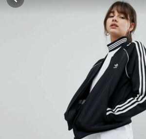 Adidas | Black Jacket (Size: M ) | Women Athletics Women Athletics (Hoodies & Sweatshirts ) | Preloved