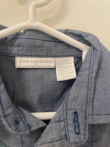 First Impressions | Blue Shirt 12 months | Boys Tops & Shirts | Preloved