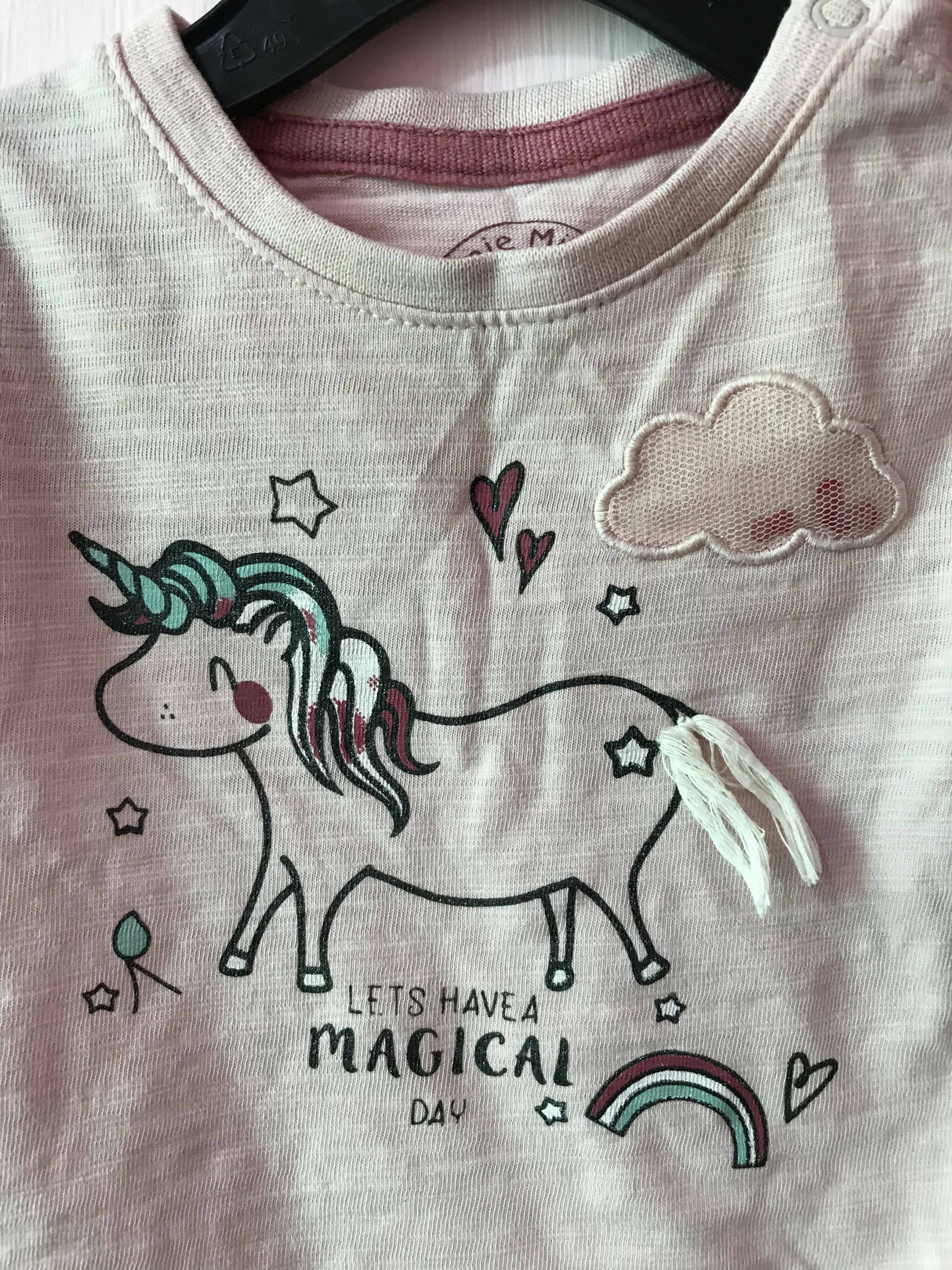 Minnie minors | Unicorn shirt | Baby Tops & Shirts | Size: 0-4 months | Preloved